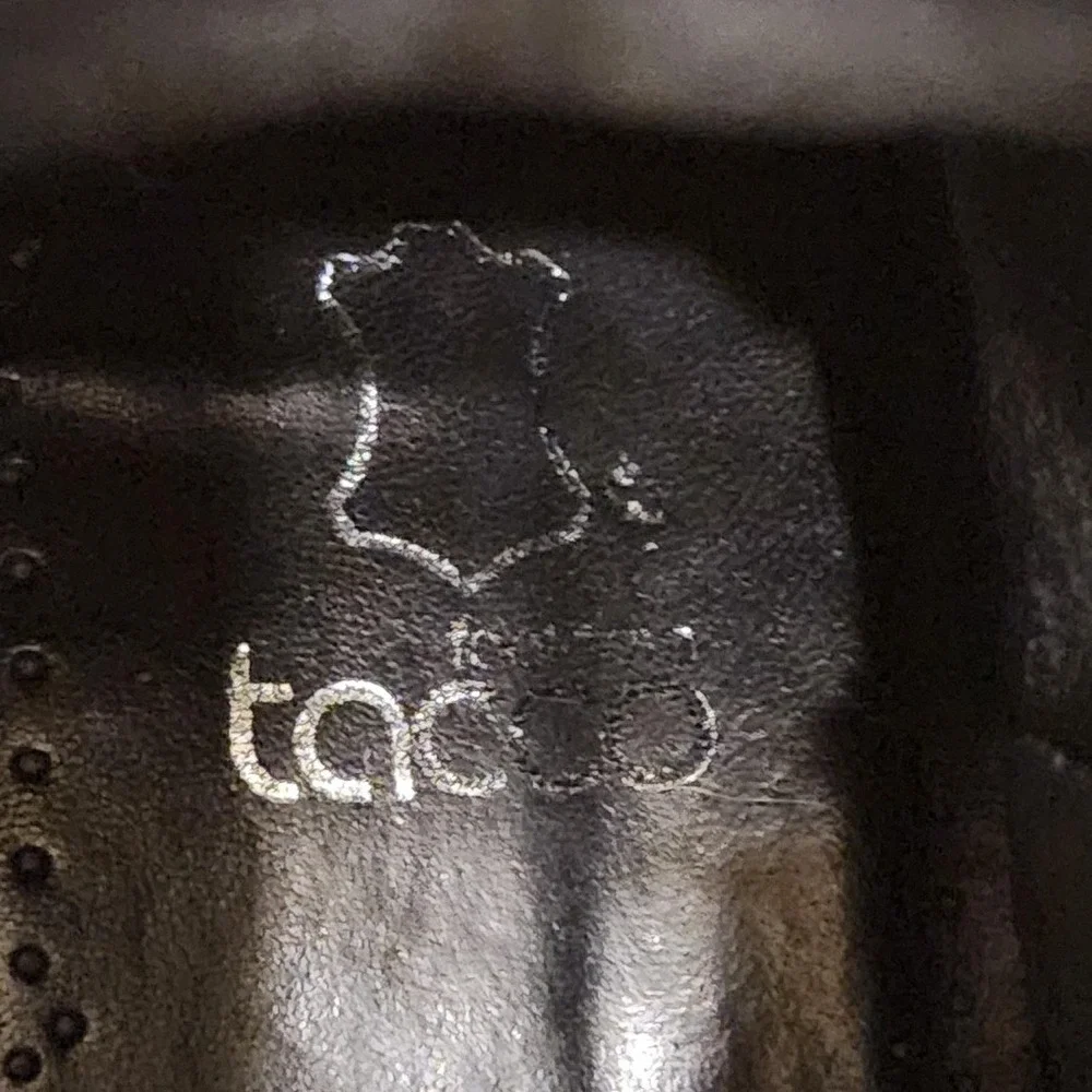 Tacco Boots Mens Size 8.5 Gray Leather Combat Ankle‎ Lace Up Zip Vibram Sole